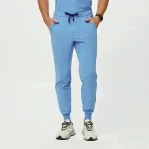 BRAND NEW WITH TAGS FIGS Men's CIELE BLUE Color Tansen Jogger Scrub Pants Multi